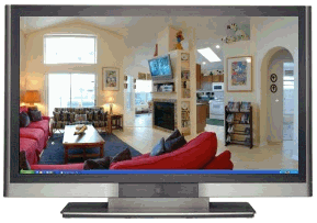 PMVR in Full Screen mode on an 1920x1080 HDTV monitor
